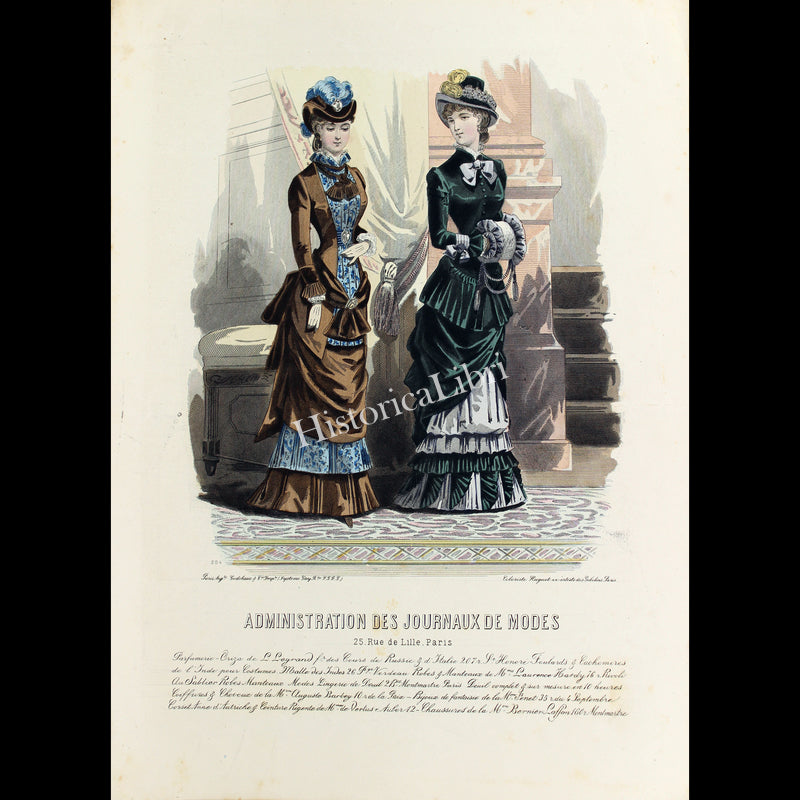 Administration des Journaux de Modes 1880s Plate 304