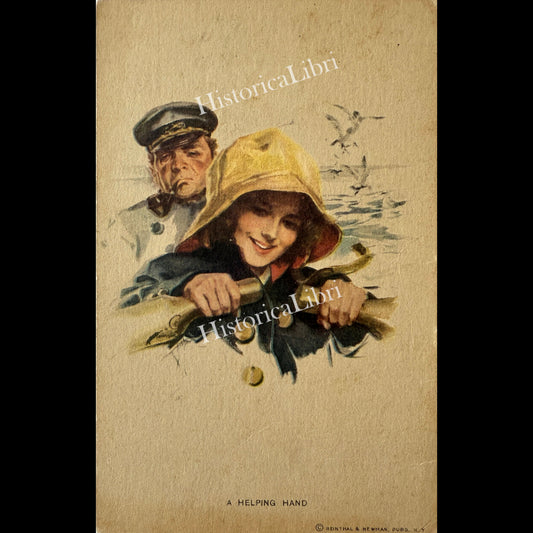 Harrison Fisher 1913 A Helping Hand