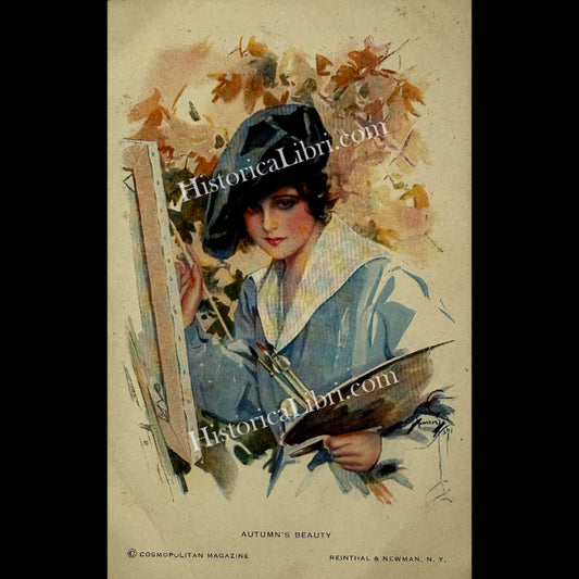 Harrison Fisher 1916 Autumn's Beauty