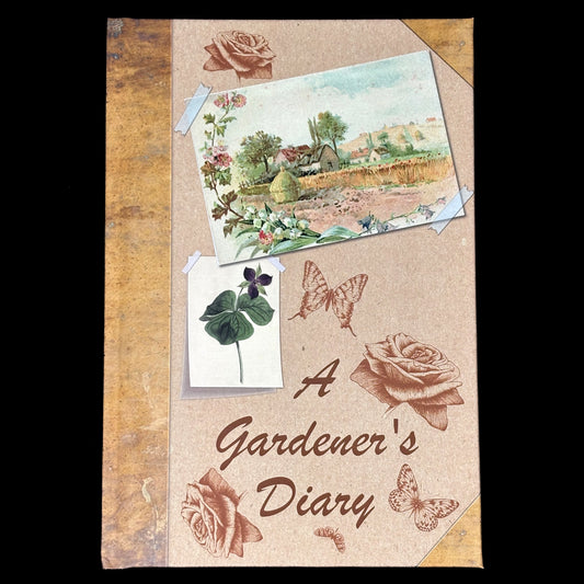 Luxury Gardener’s Journal – Antique Botanical Garden Record Book with 100+ Vintage Flower Illustrations – Hardcover Keepsake