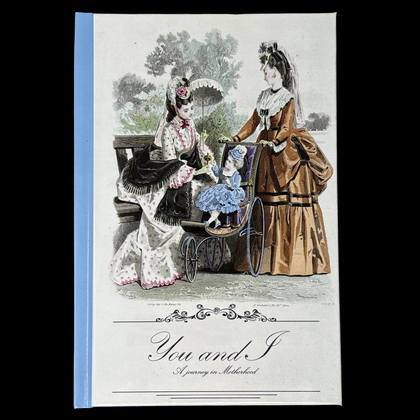 You and I – A Journey in Motherhood Journal – Luxury Keepsake Baby Memory Book with 100 Antique Mother & Child Illustrations