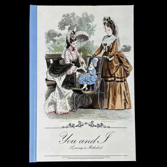 You and I – A Journey in Motherhood Journal – Luxury Keepsake Baby Memory Book with 100 Antique Mother & Child Illustrations