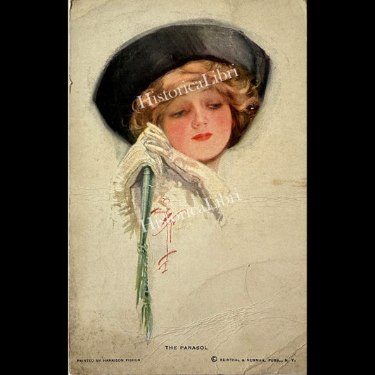 Harrison Fisher 1910 The Parasol