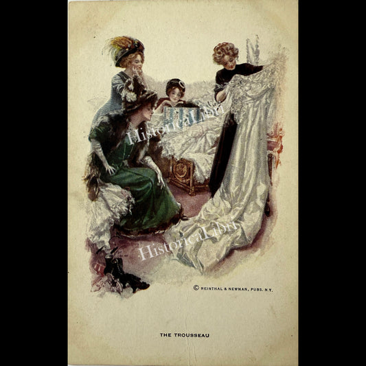 Harrison Fisher 1917 The Trousseau