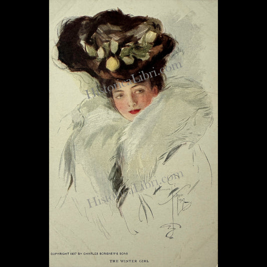 Harrison Fisher 1907 The Winter Girl
